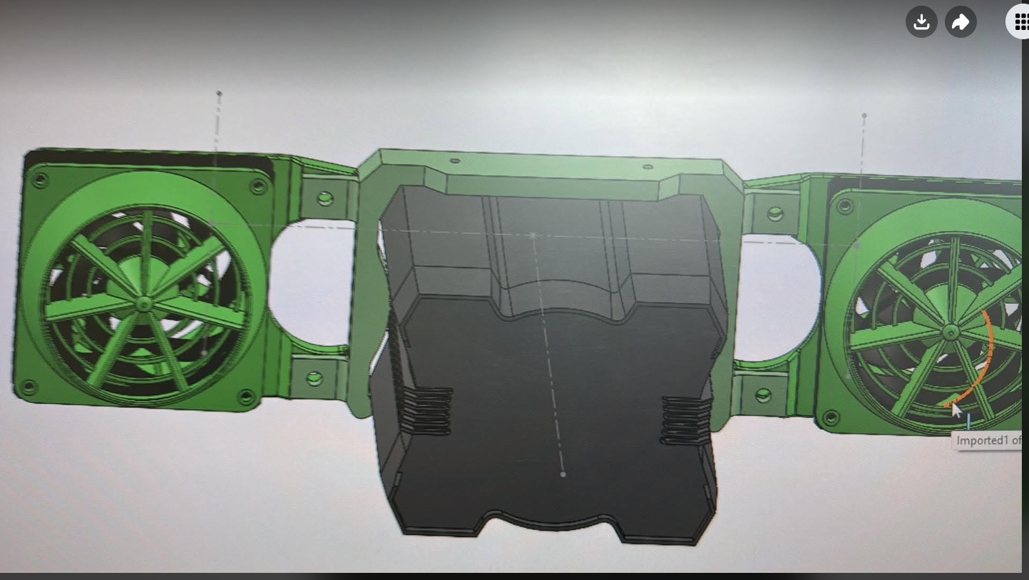 MOZA prototype printed parts